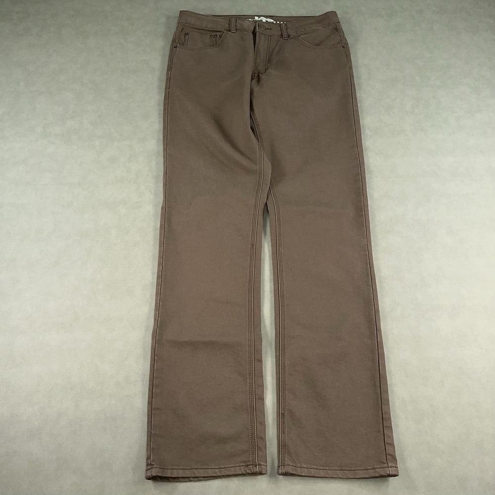 Bulletprufe Denim Jeans Mens 34x36 Brown Stretch Casual Comfort Work